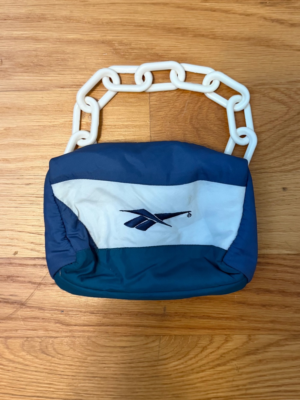 Reworked Reebok Shoulder Bag with Chain Handle